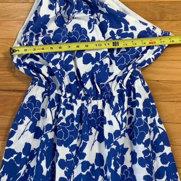HYACINTH HOUSEBlue Floral One Shoulder Sybil Maxi Dress size medium - Picture 7 of 9